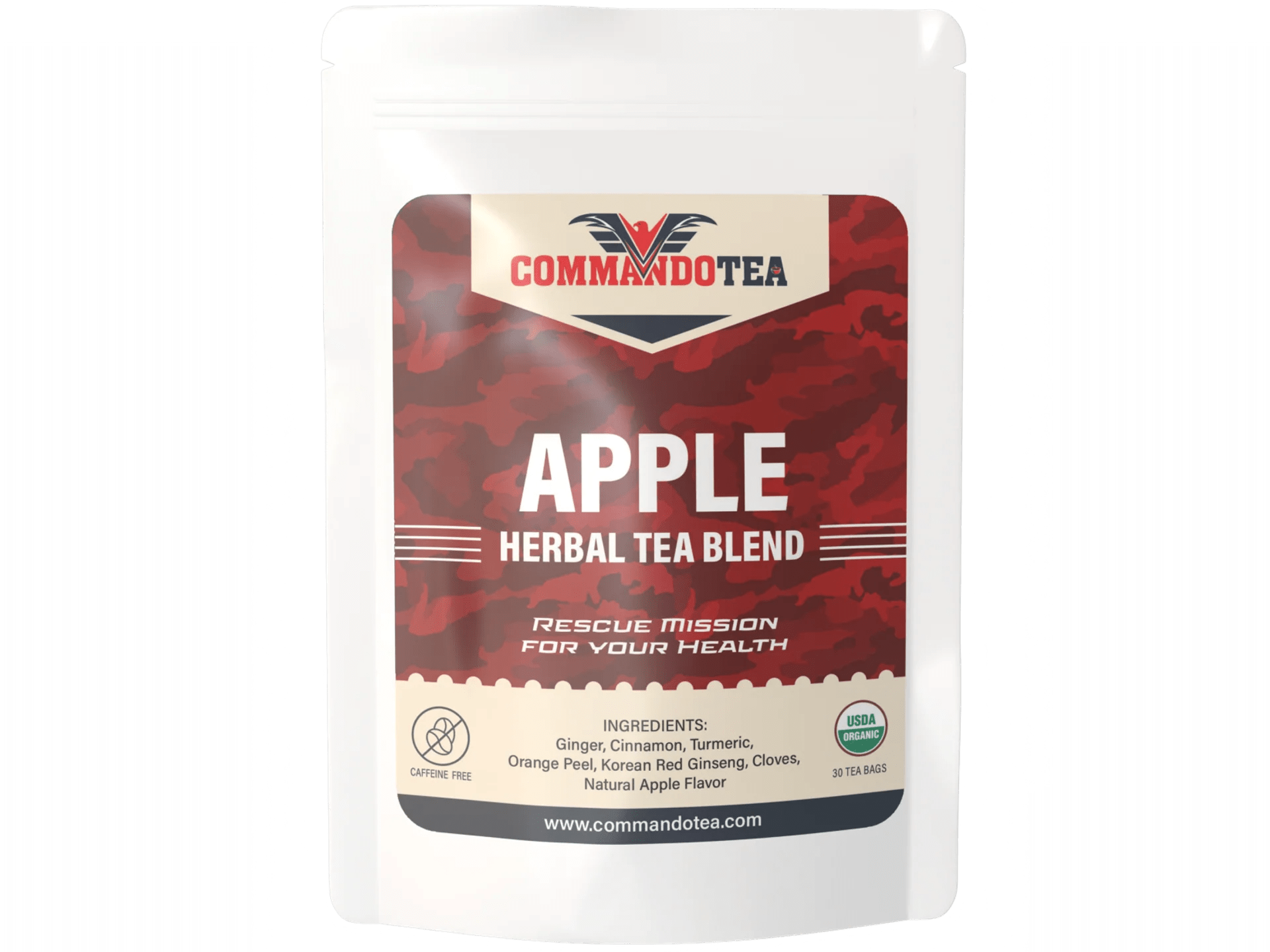 Apple Herbal Detox Tea Blend Commando Tea