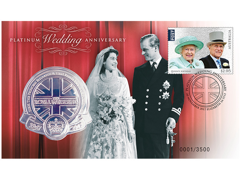 2017 Platinum Wedding Anniversary PMC Comm Coinage