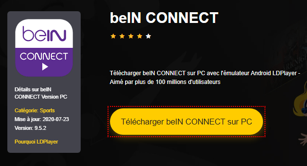 Comment jouer à beIN CONNECT sur PC/ordinateur ? Comment jouer sur PC