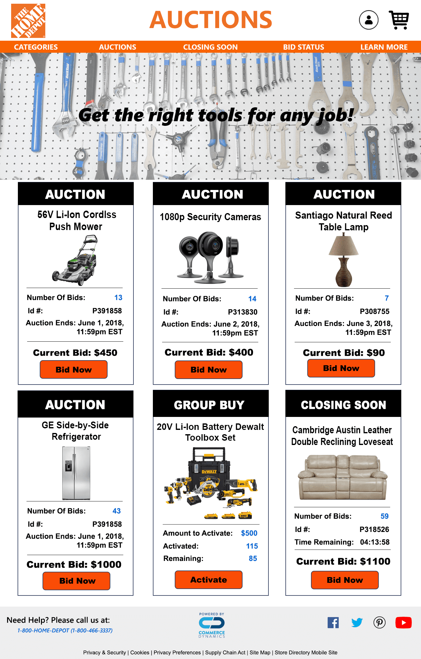 Home Depot Commerce Dynamics
