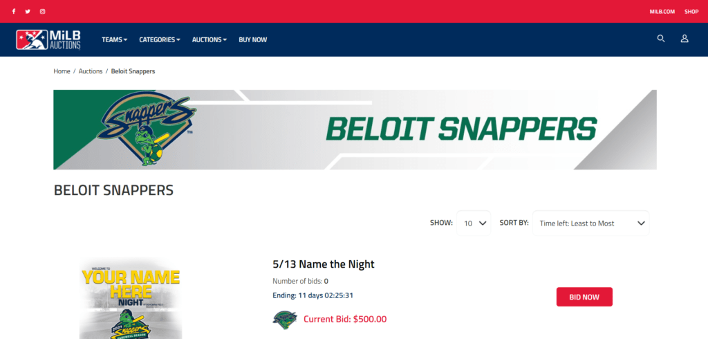 beloit snappers schedule 2023 Count us in The Beloit Snappers offering fans the opportunity to bid