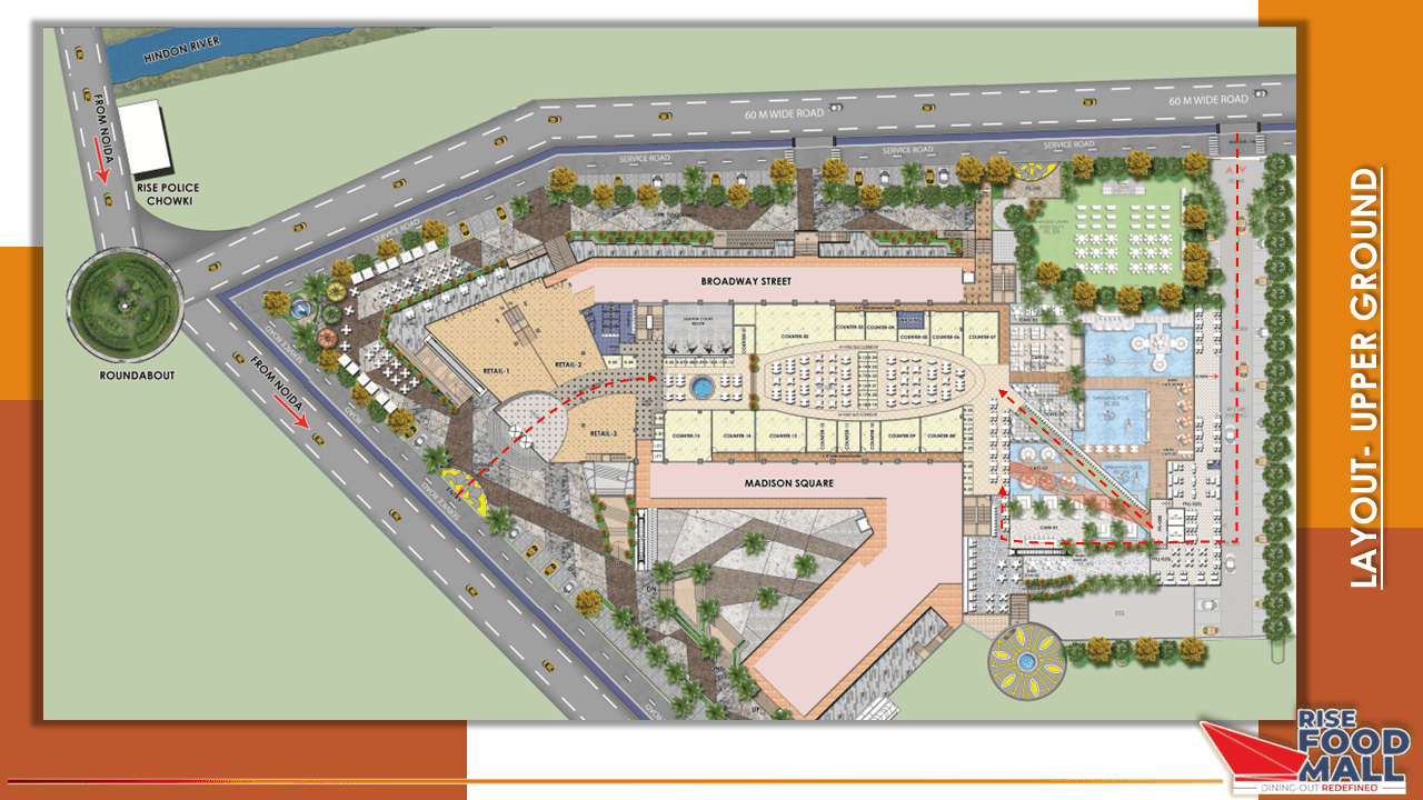 Rise Food Mall Noida Extension Food Courts in Noida Extension