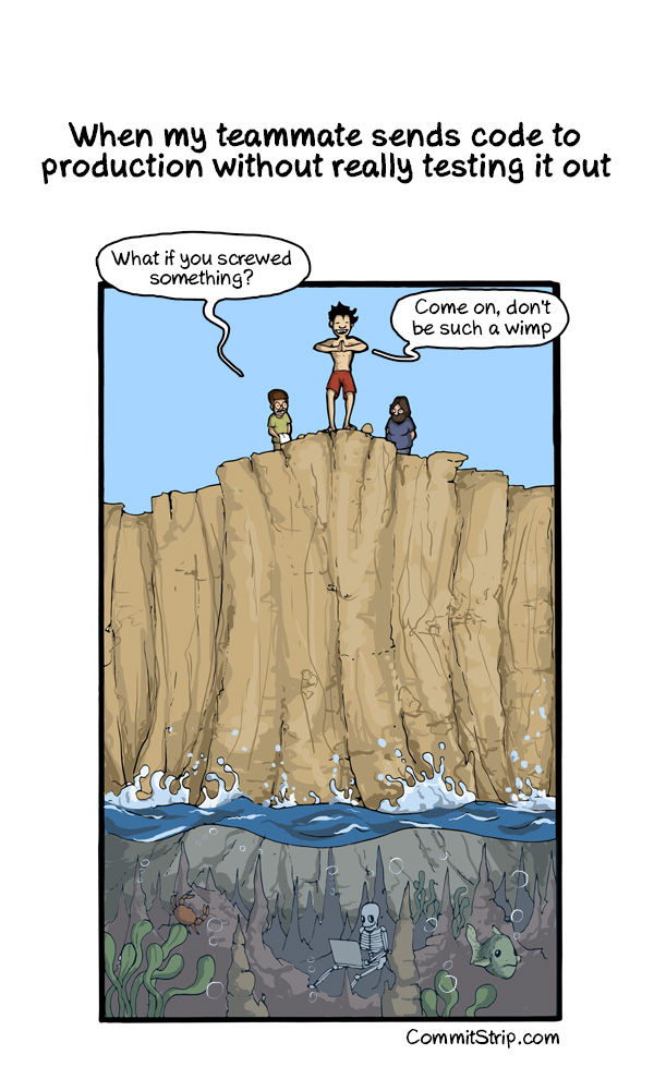 Russian roulette CommitStrip