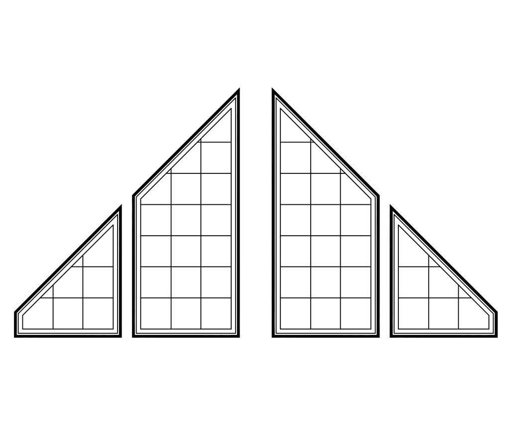 Trapezoid Windows Pennwest Homes