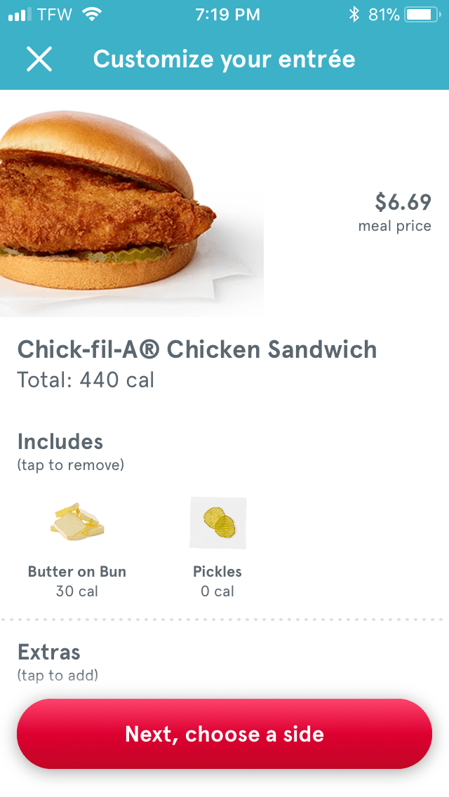 Have you downloaded the ChickFilA app? Commodore Waves