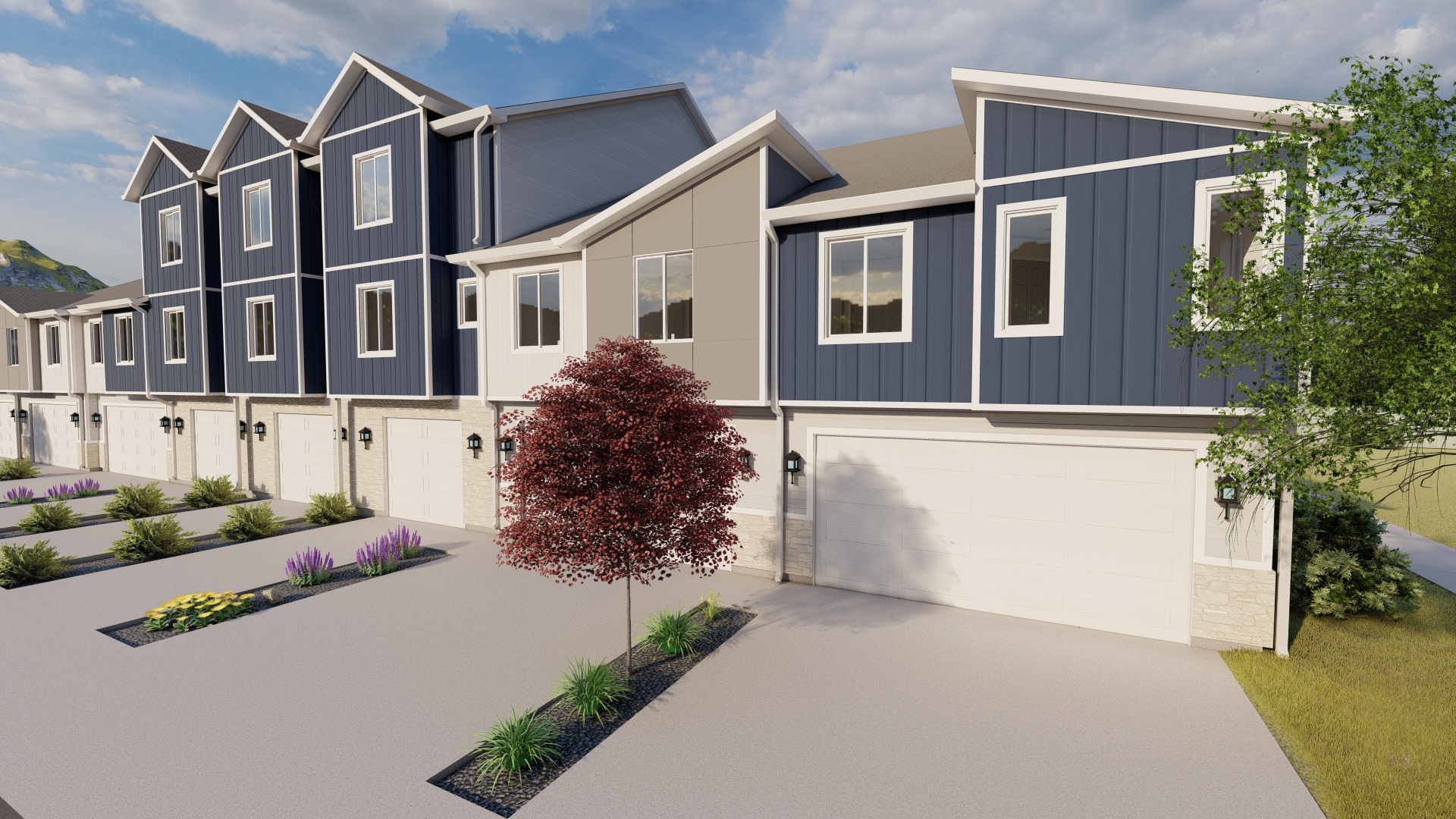 Model Homes In Prominence Point Townhomes