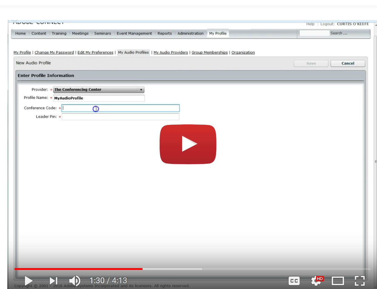 How to Set Up and Use Adobe Connect Audio Conference Call Bridge