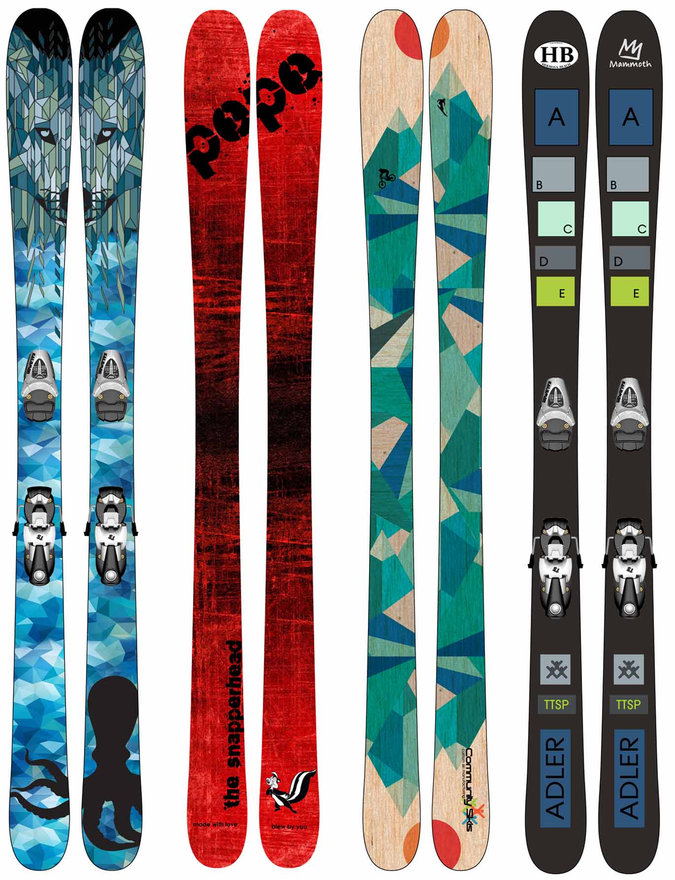 Community Skis Custom Ski Manufacturing