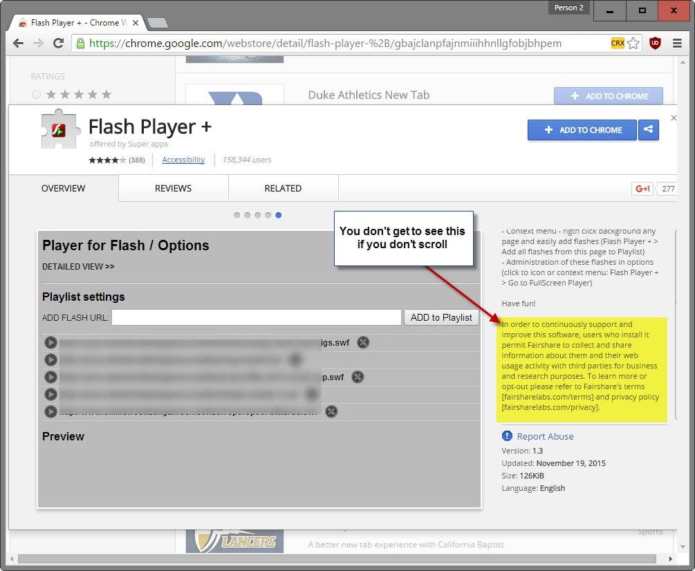 Verifica las extensiones de Google Chrome antes de instalarlas