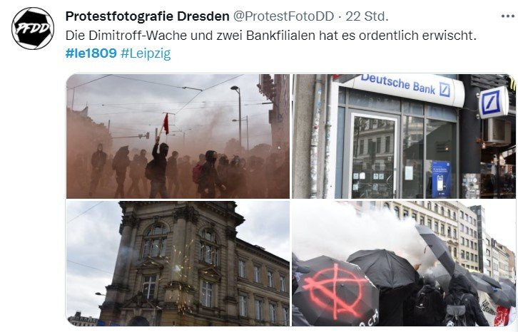 AntifaDemo in Leipzig Offene Morddrohung gegen Soko LinXChef Dirk
