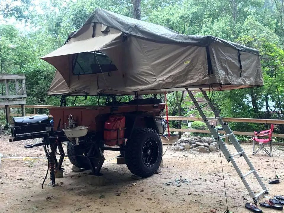 Trailer Racks And Crossbars Sturdy Build On An M416 / M100 Compact