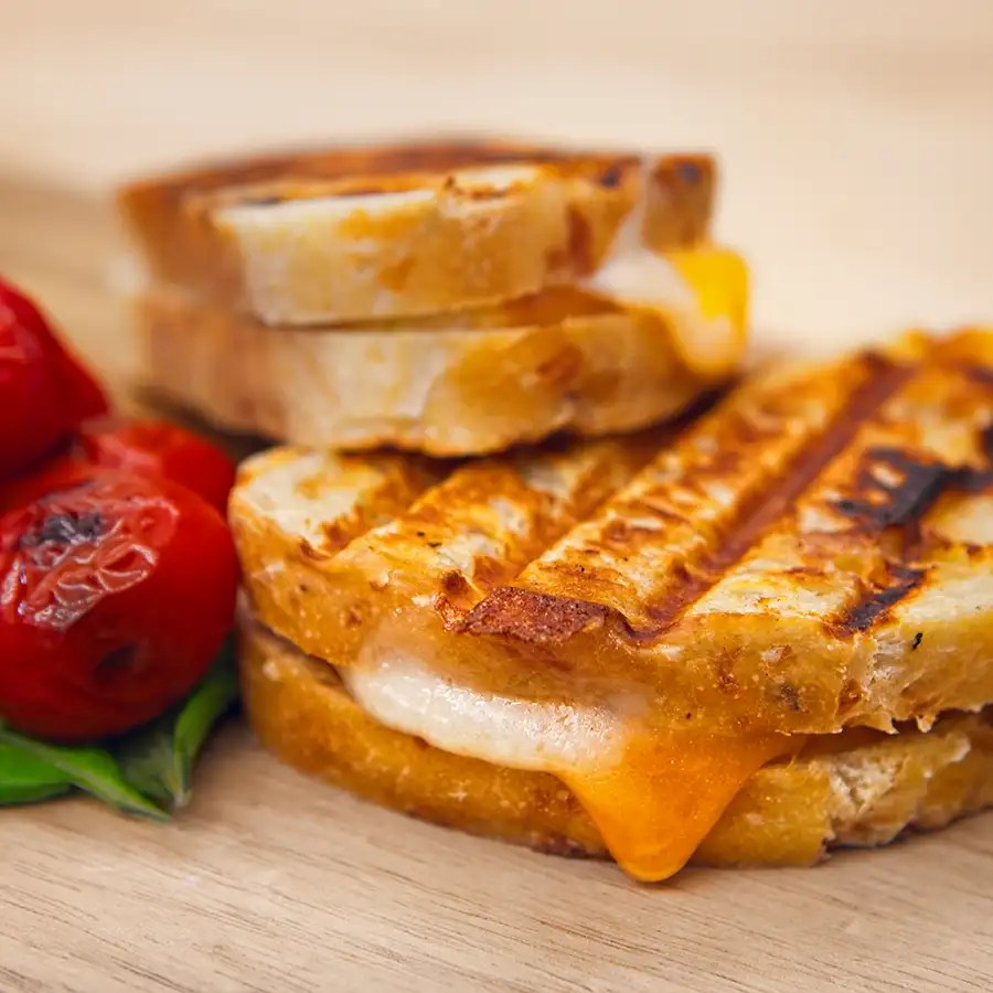 Zesty Triple Grilled Cheese Sandwich Companion Café Artisan Bread