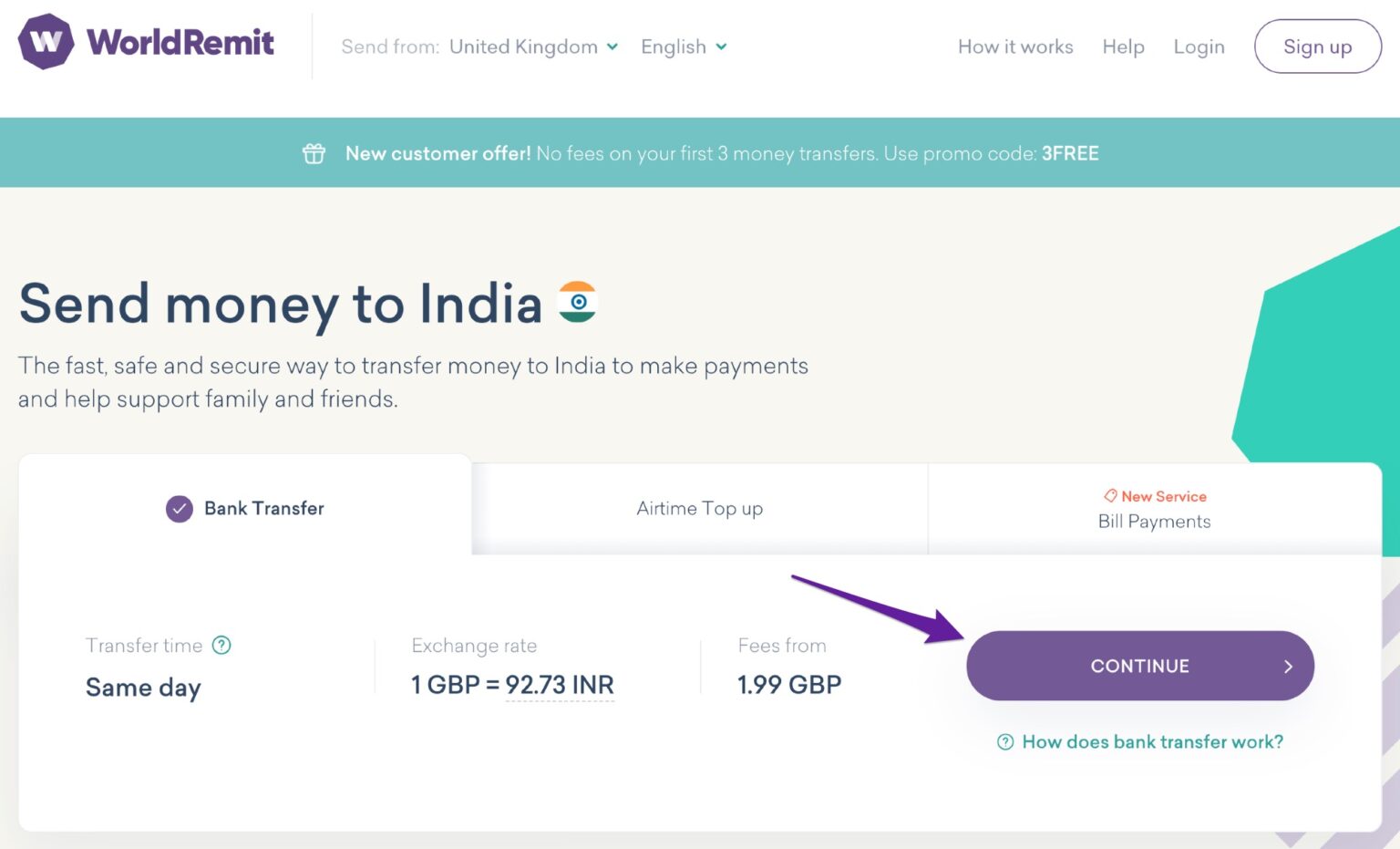 WorldRemit Promo Code 2021 3 Free Transfers