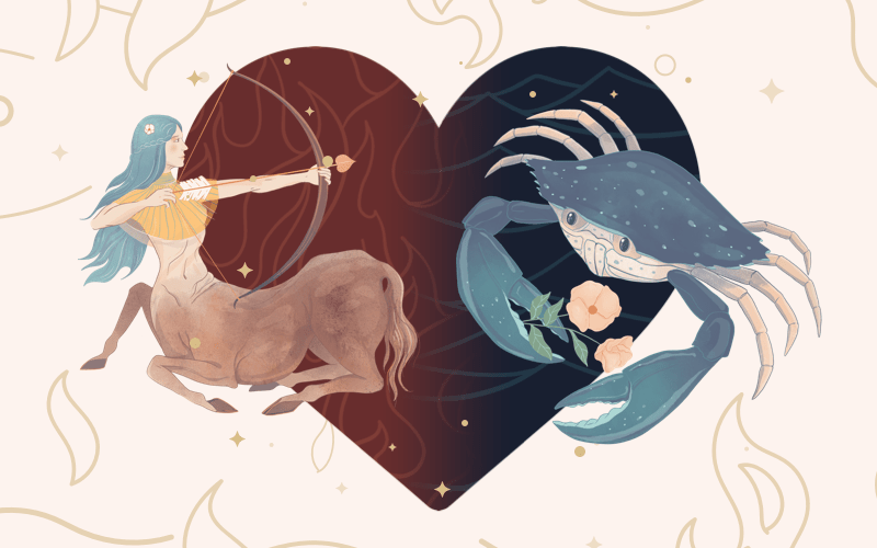 Sagittarius and Cancer Compatibility in Love, Dating