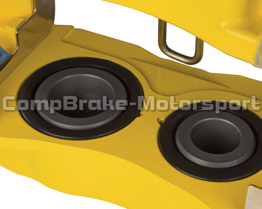 BMW E92 M3 18” Front Brake Kit 4 Pot Calipers [Pro Race 7] 350MM X