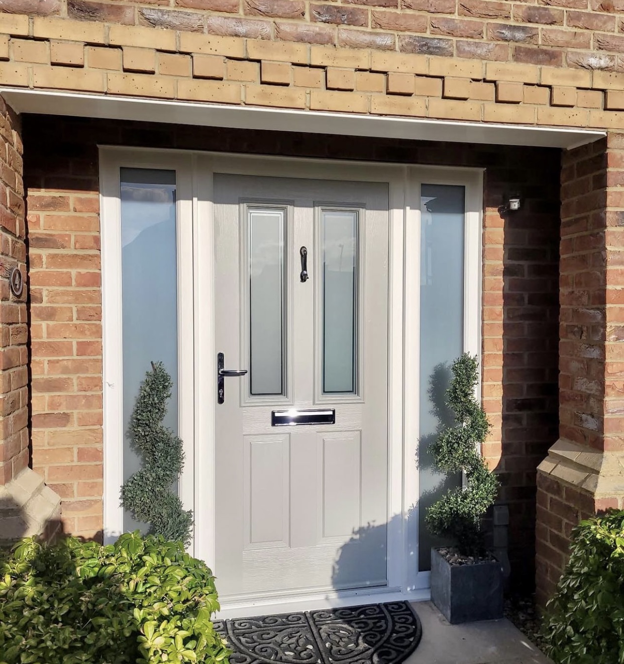 Experience the Elegance and Durability of Grey Composite Doors Comp