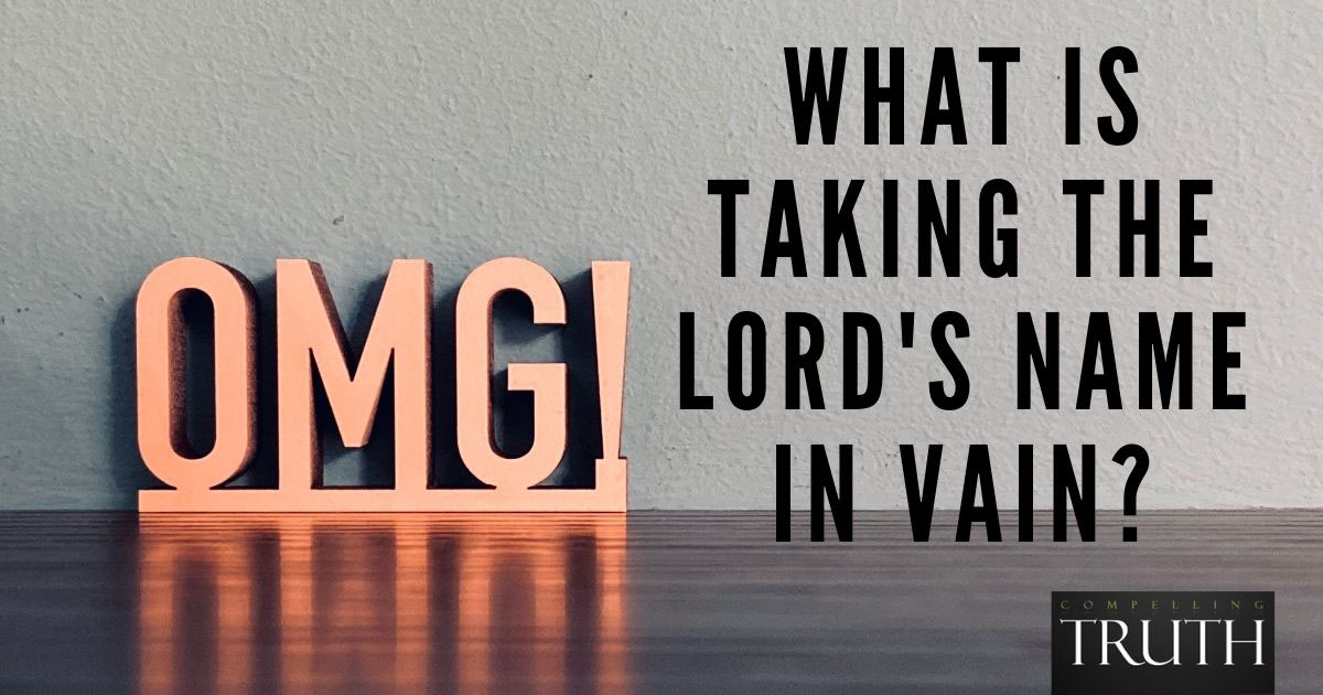 What is taking the Lord's name in vain?