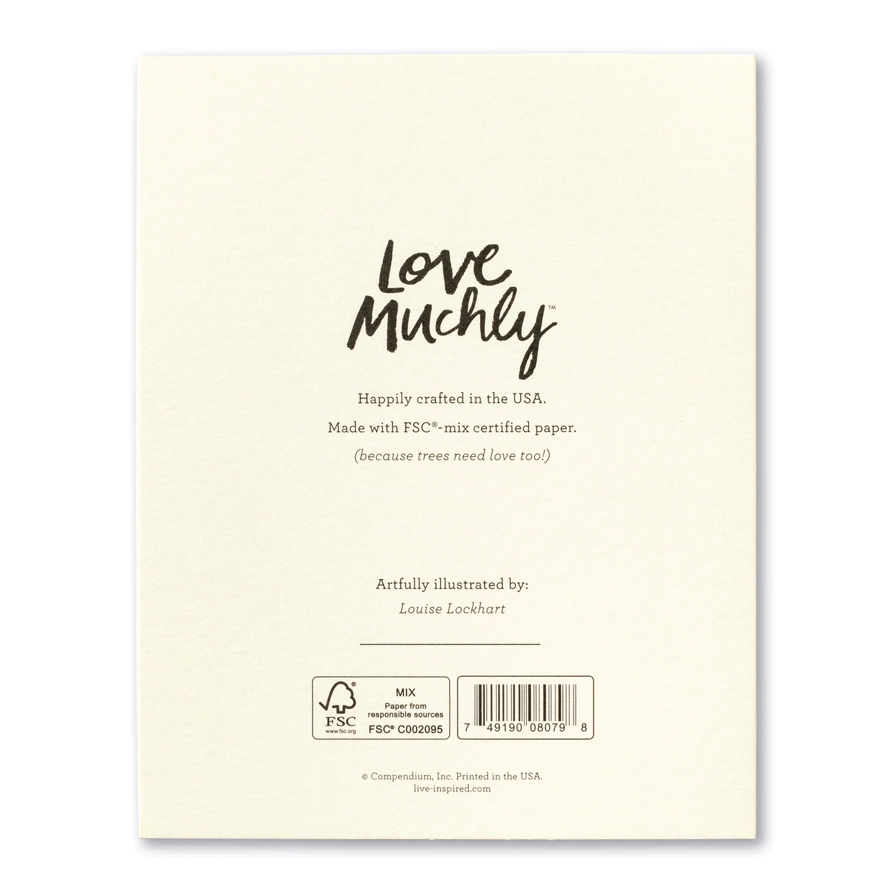 LM FRIENDSHIP CARD Lucky to have you in my life. Compendium