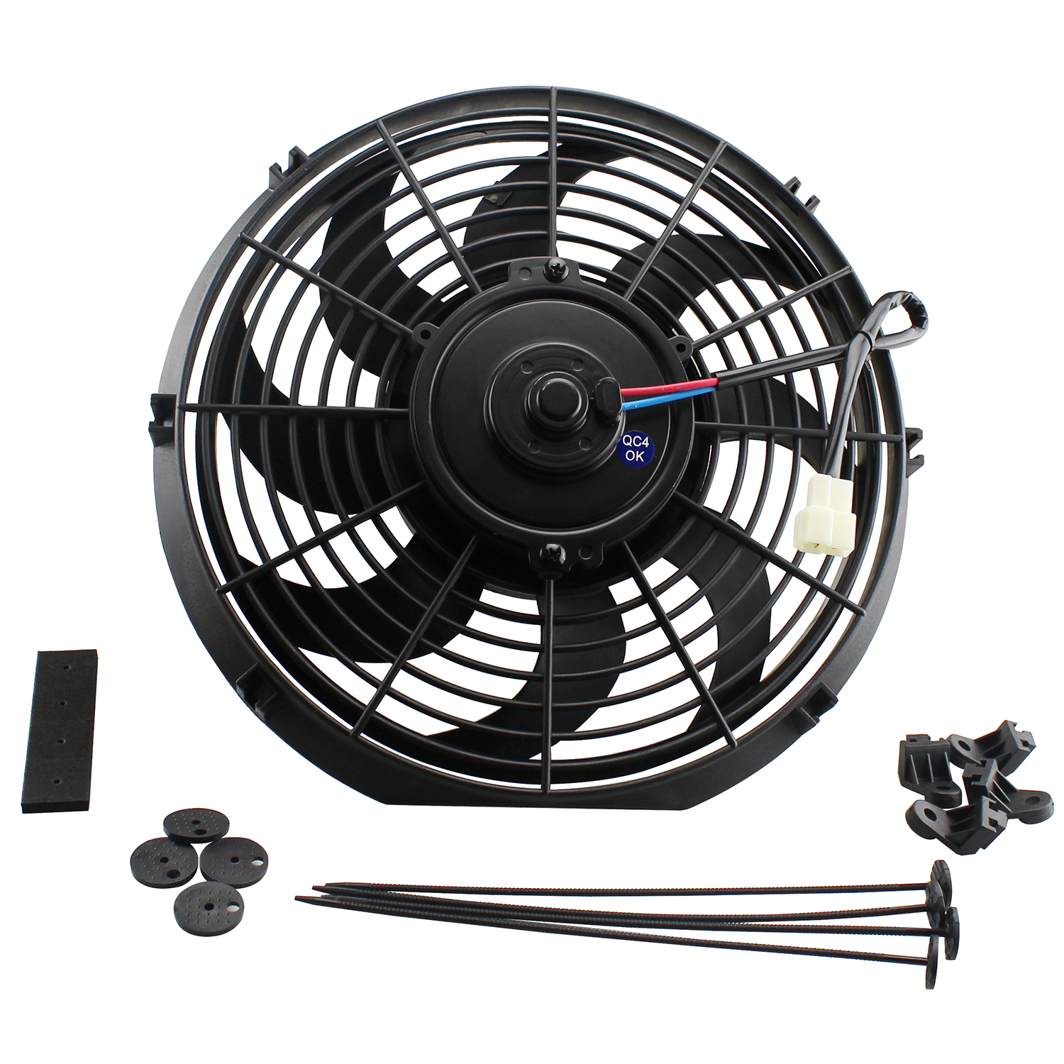 TSP, Pro Series Universal Electric Cooling Fan, 12", SBlade