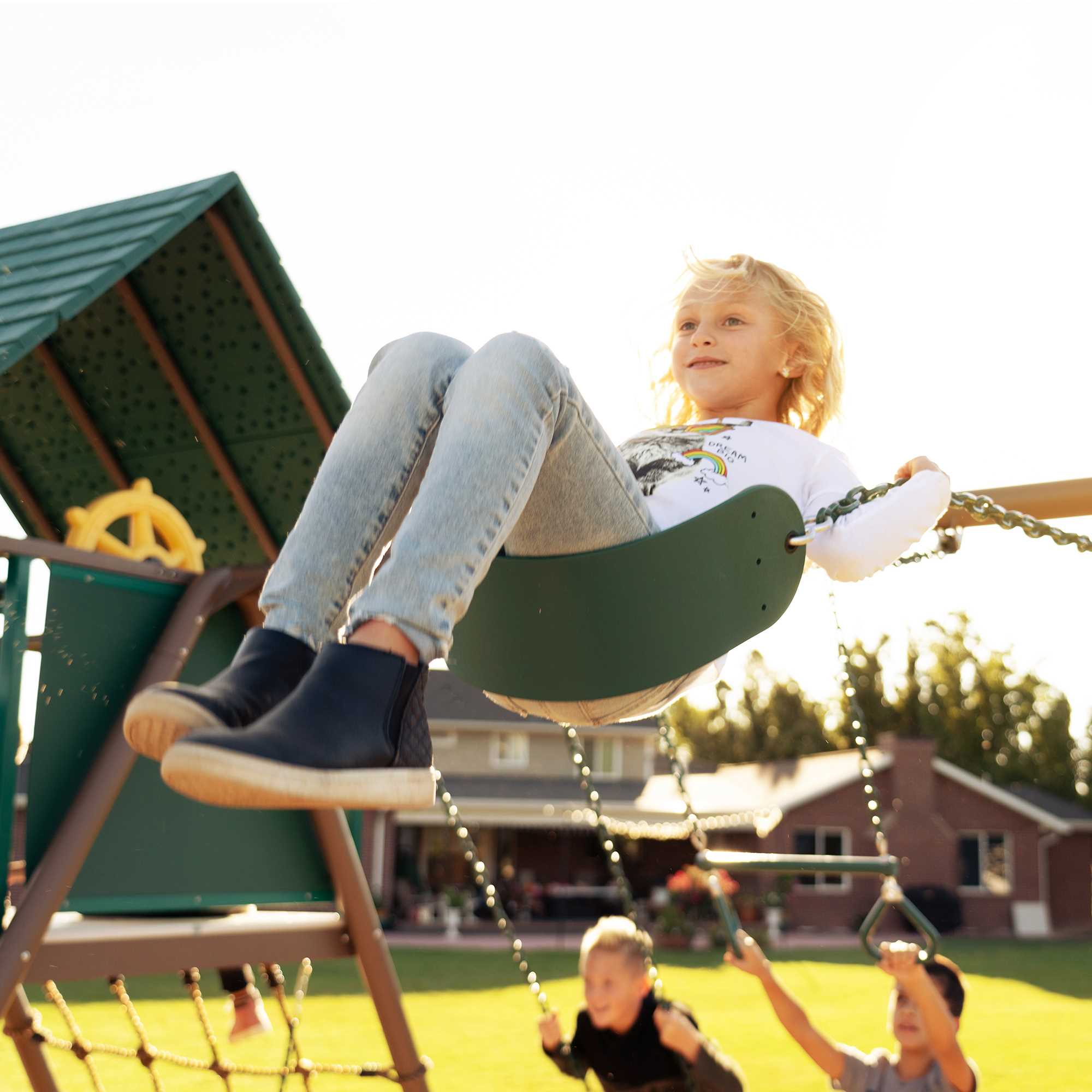 91069 Lifetime Big Stuff Swing Set (Earthtone)91069