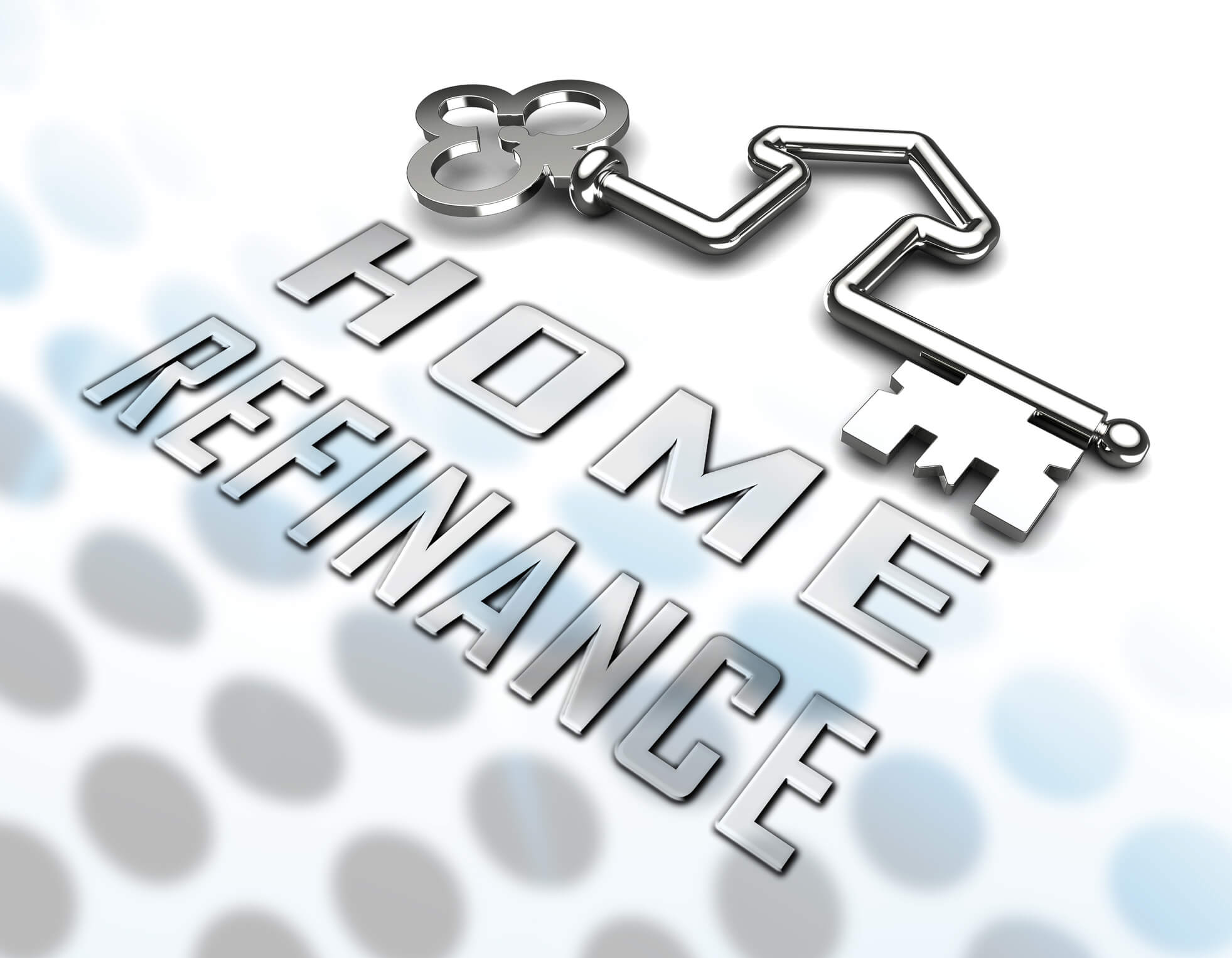 Refinance Your Home Key Representing Home Equity Line Of Credit 3d