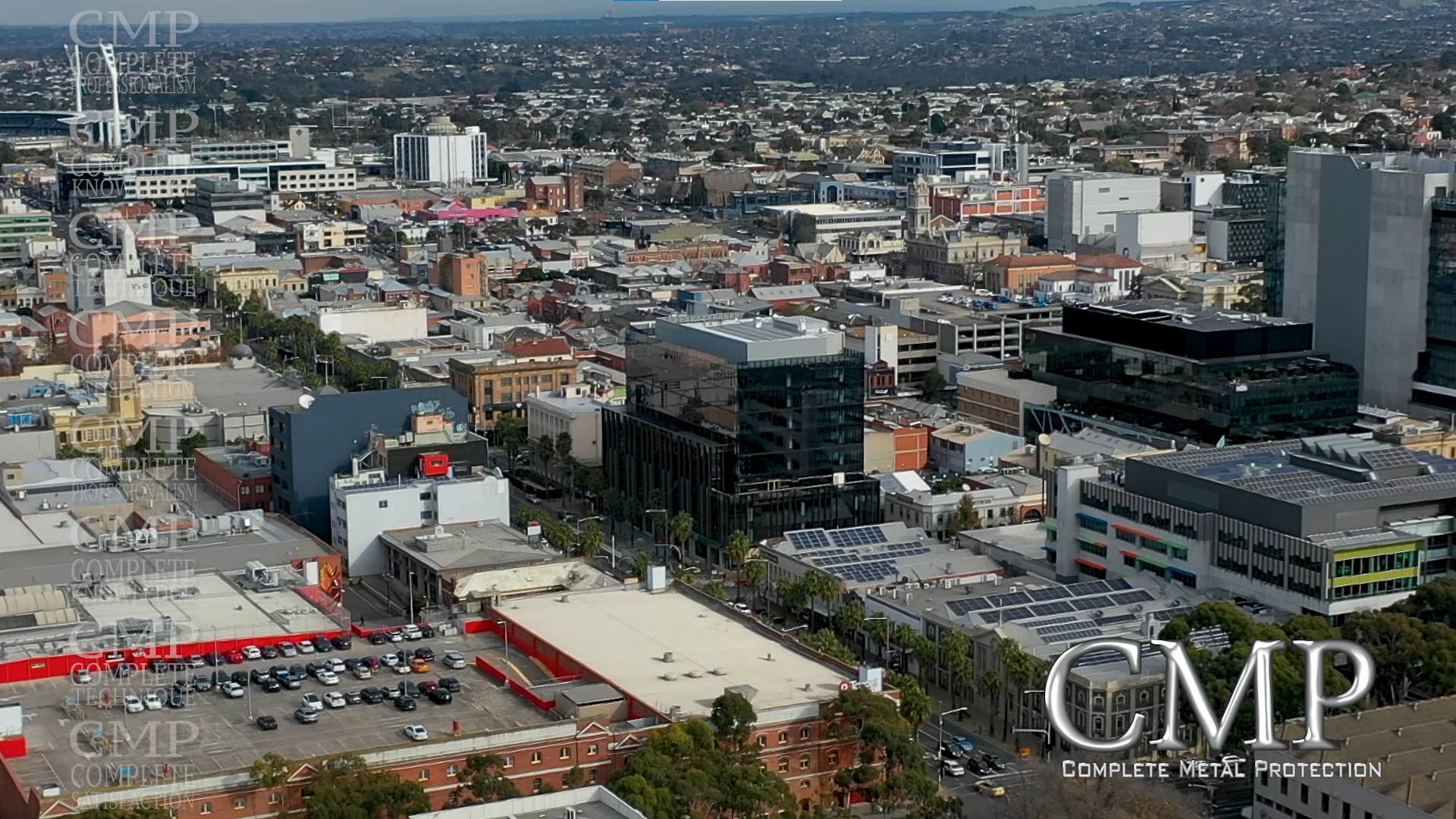 3 Coat Paint System for GMHBA’s Geelong head office Complete Metal