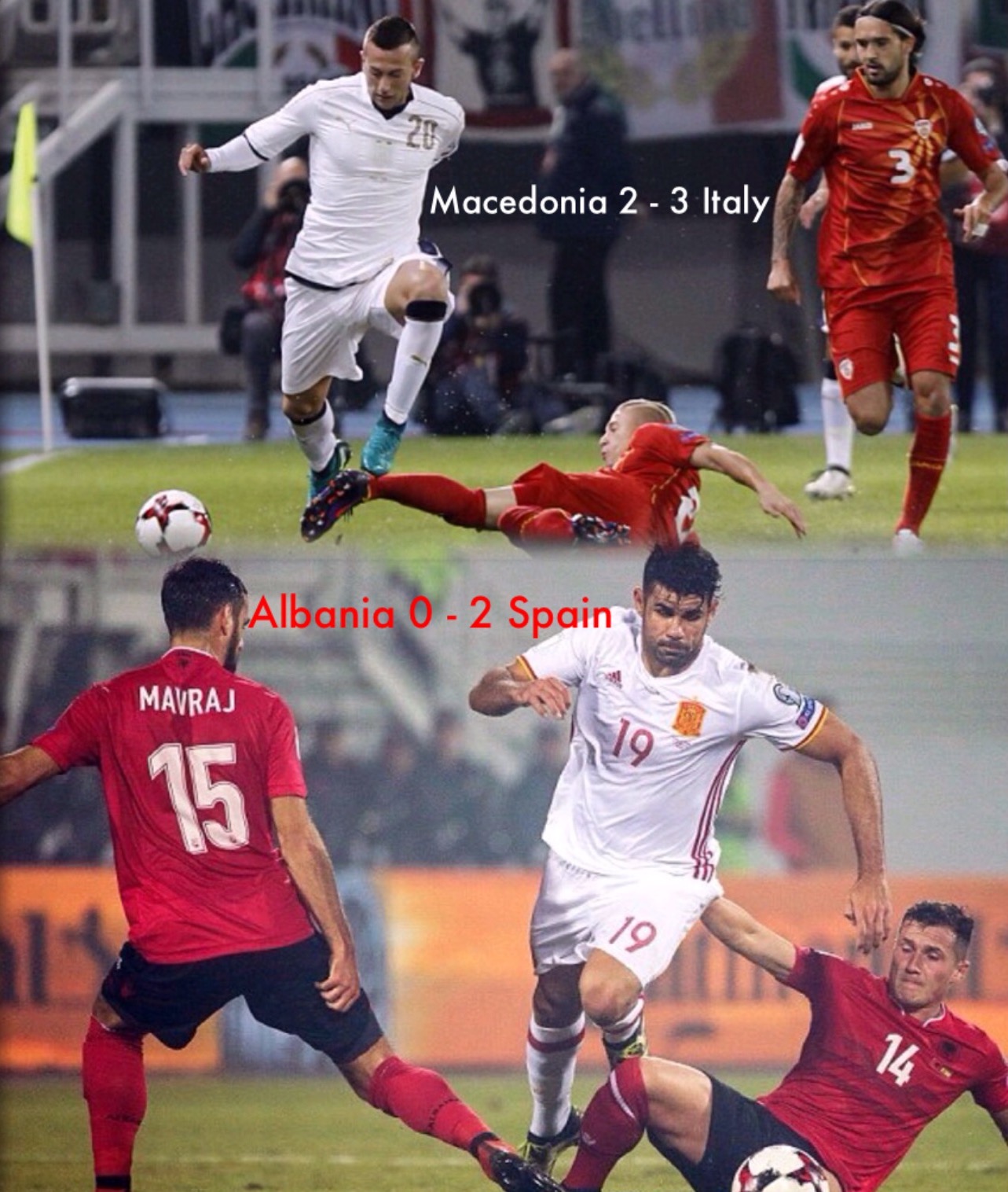 Euro WCQ Italy Avoid Macedonia Upset; Spain, Ireland, Iceland Win
