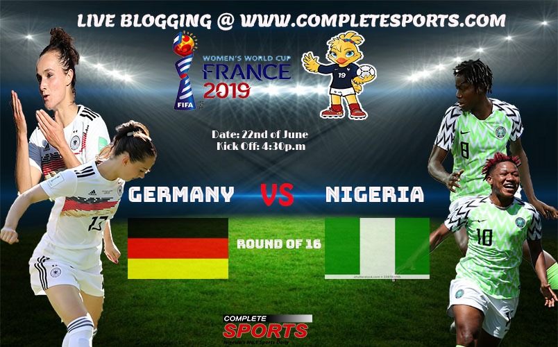 Live Blogging Germany Vs Nigeria (Women’s World Cup 2019)