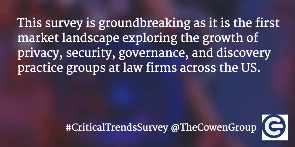 The Cowen Group Announces 1st Annual Critical Trends Survey