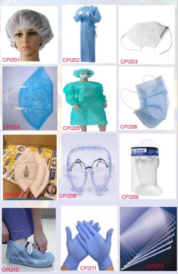 PERSONAL PROTECTIVE EQUIPMENT FROM COMPLEX PLASTICS 18003632870