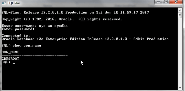 How to connect to Oracle database using Sys user?