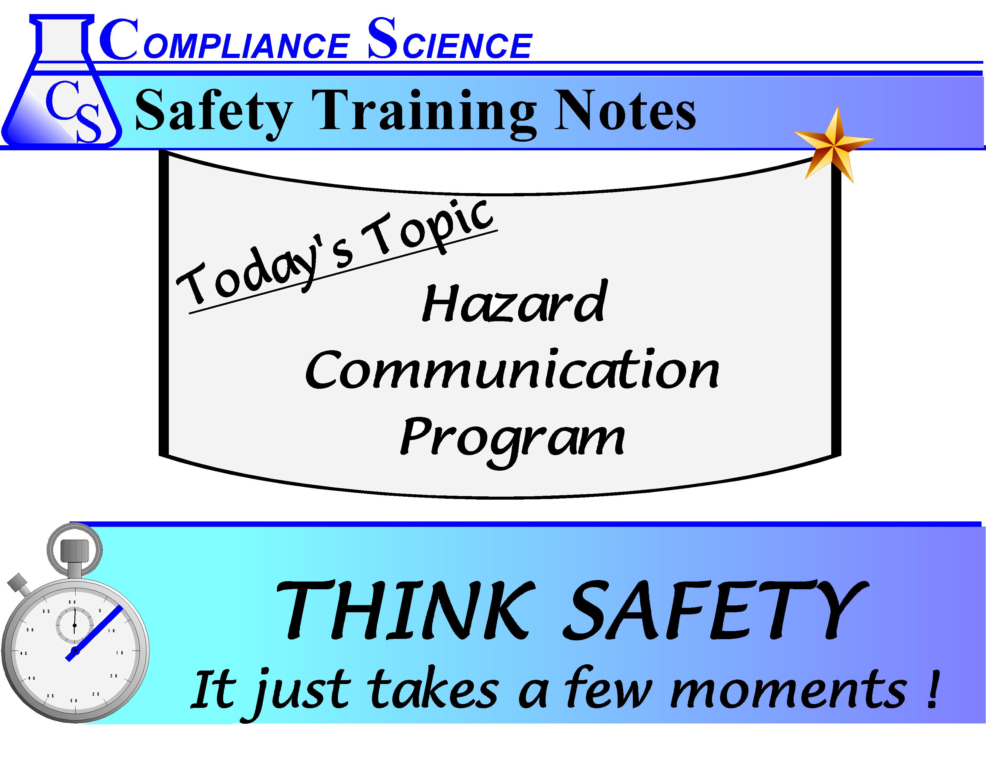 Workplace Safety Training Materials