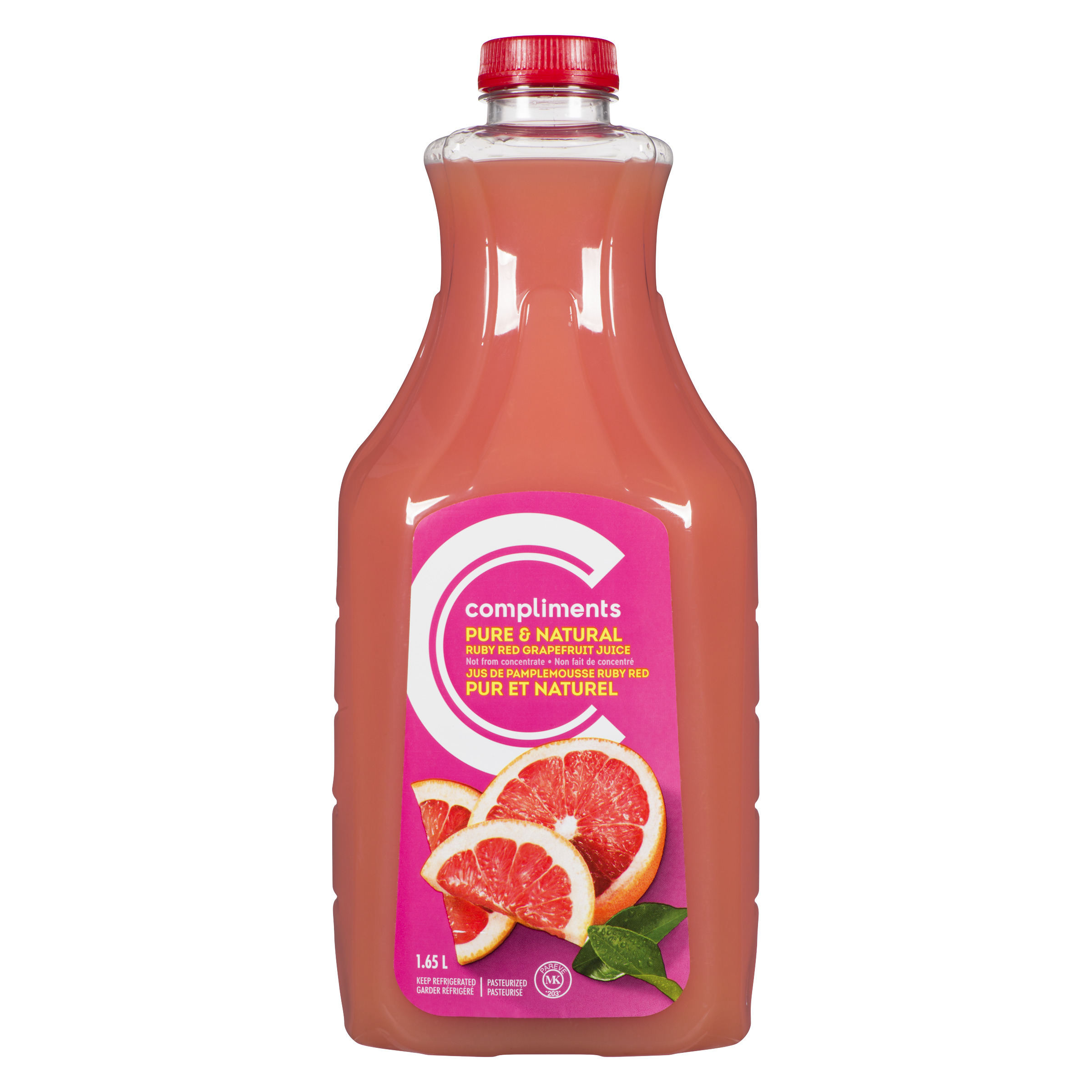 Ruby Red Grapefruit Juice Not From Concentrate 1.65 L Compliments.ca