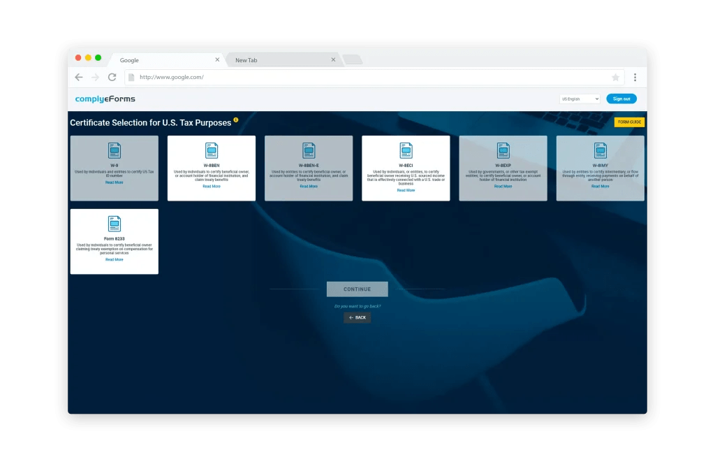 Comply eForms Comply Exchange