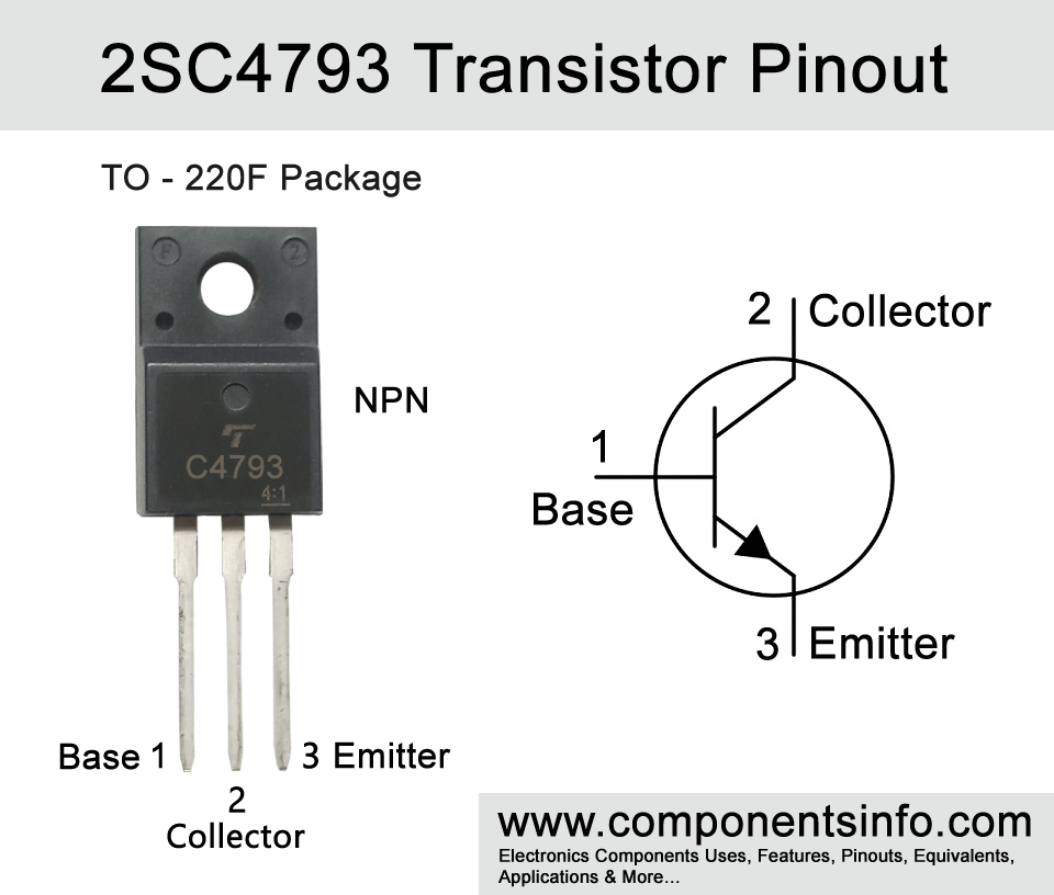 2SC4793 Transistor Pinout, Equivalent, Uses, Features and Other Useful
