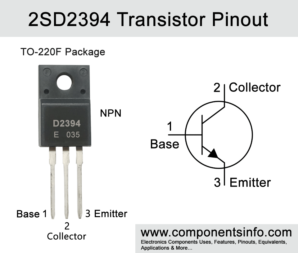 2SD2394 Transistor Pinout, Equivalent, Applications, Features and More