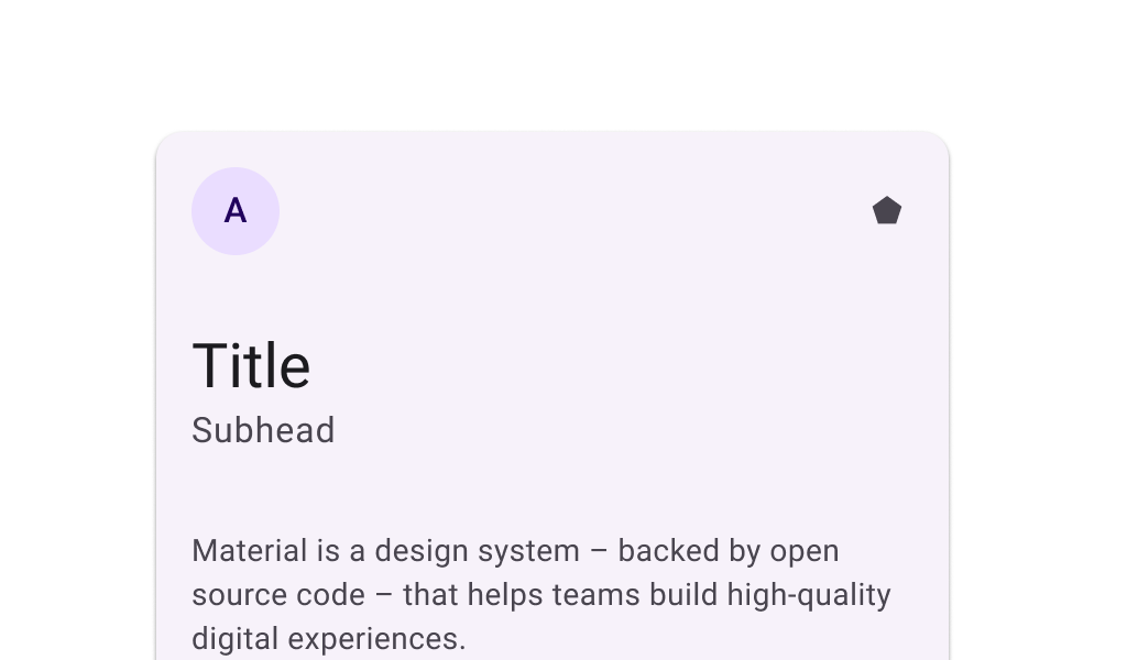 ElevatedCard Jetpack Compose Component in Material 3 Compose