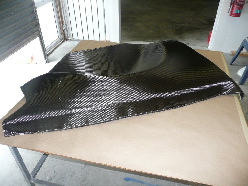 Carbon Fibre Skinning on Vehicle Part Composite Components
