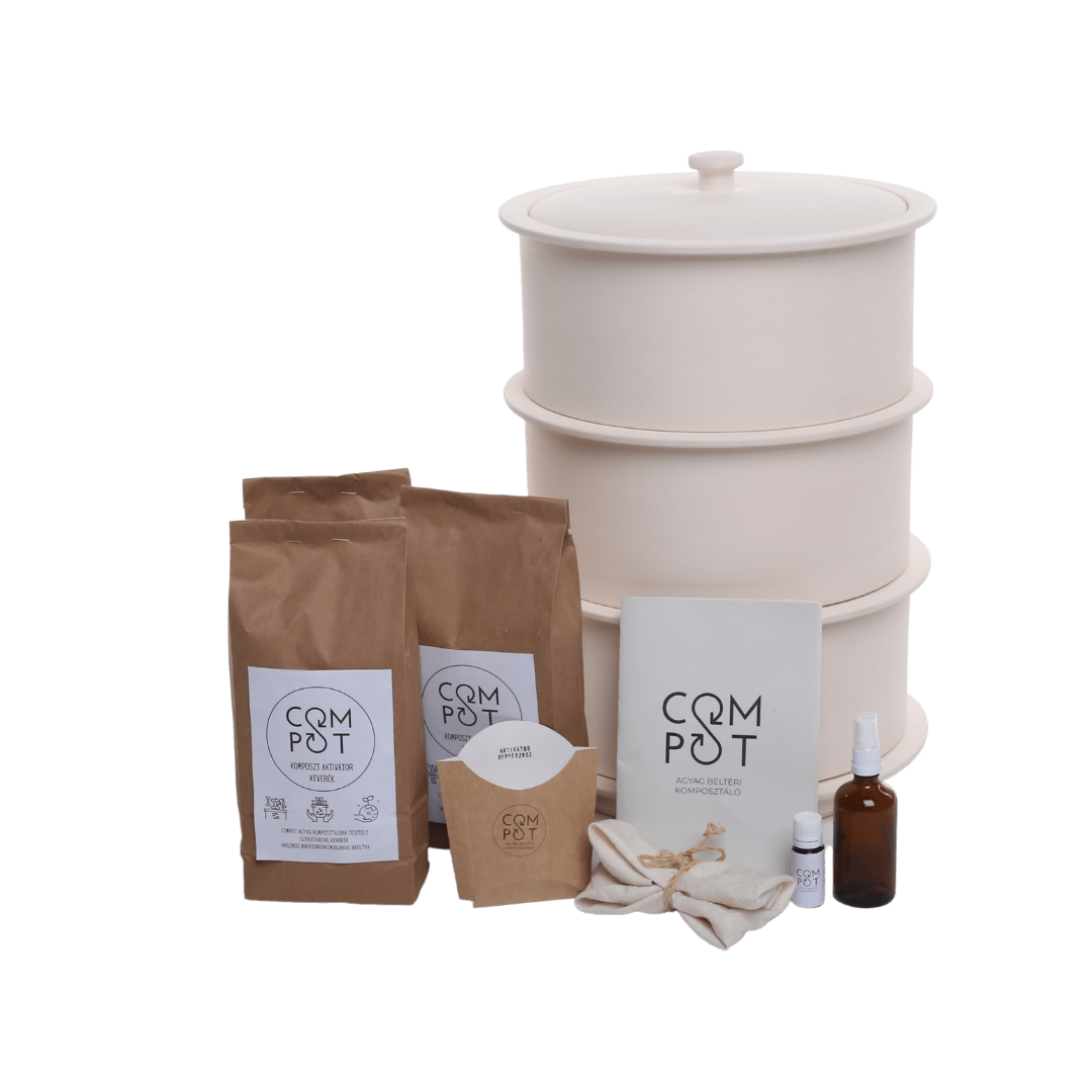 COMPOT – The Worm-Free Indoor Composter Made Of Ceramic