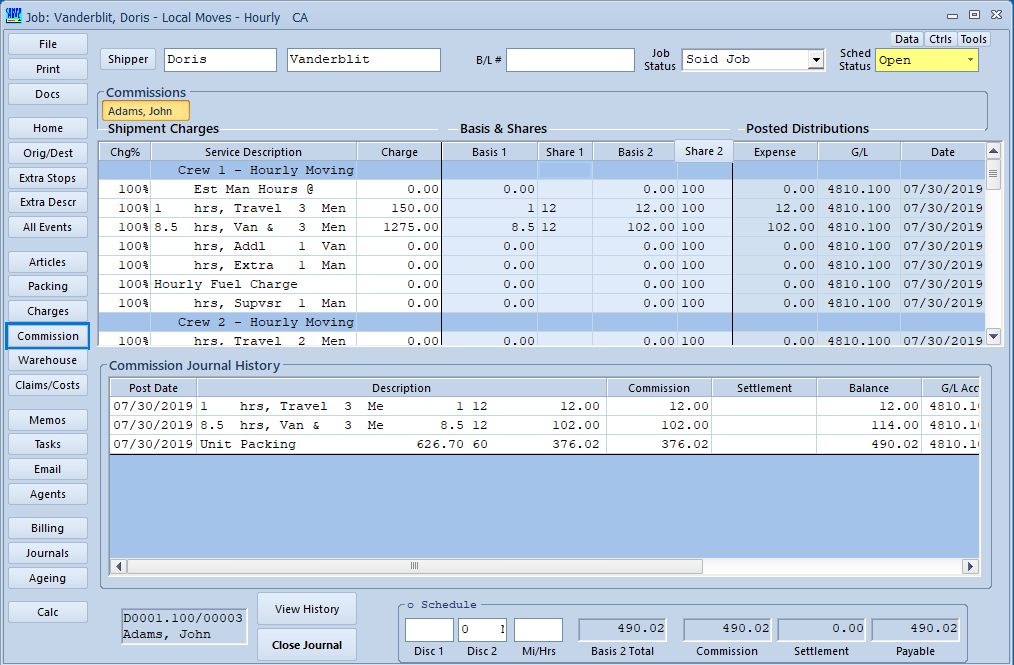 Movers Seamless Revenue Accounting CompuMove Systems