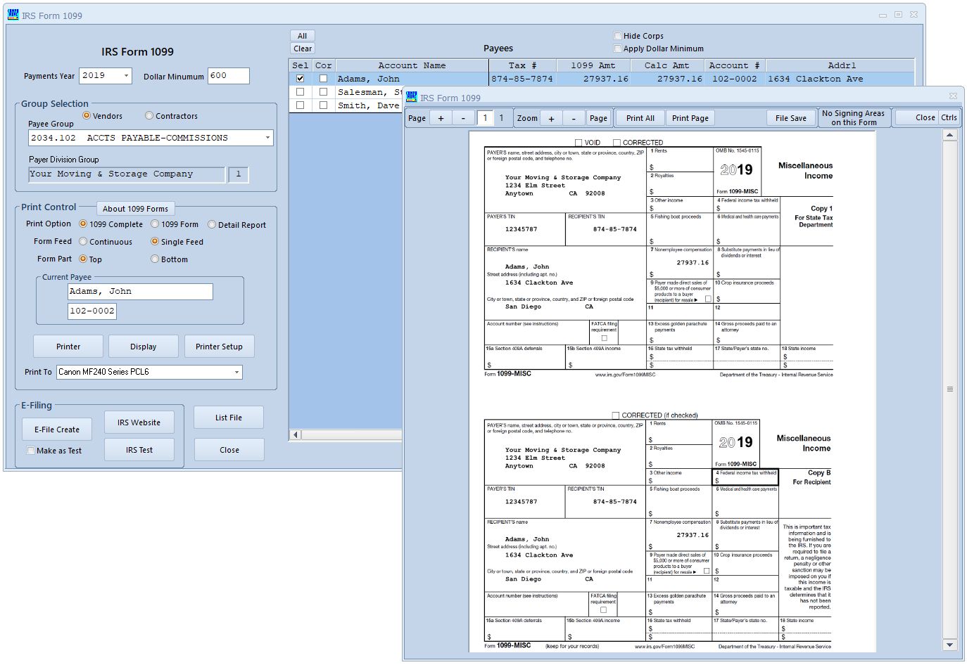 Movers Seamless Revenue Accounting CompuMove Systems