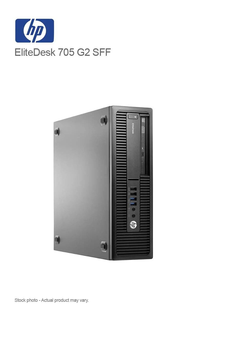 HP EliteDesk 705 G2 AMD A108750B 3.6GHz 8GB 500GB WIN 10