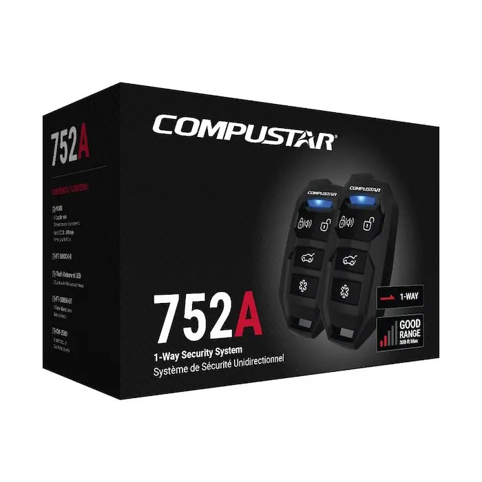 CS752A Compustar Alarm and Vehicle Security System Compustar