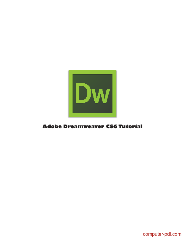 Pdf] Adobe Dreamweaver Cs6 Free Tutorial For Beginners