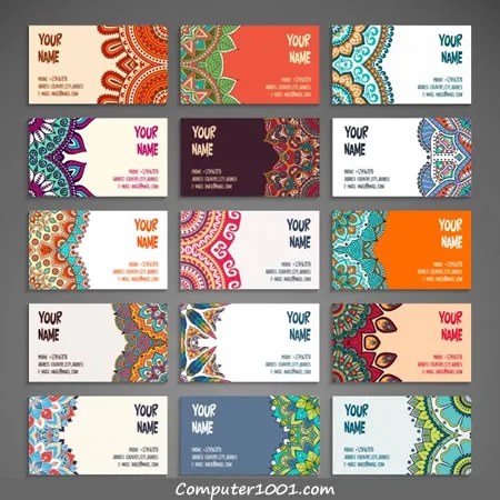 Download Gratis 54 Template Kartu Nama Terbaru – Computer 1001