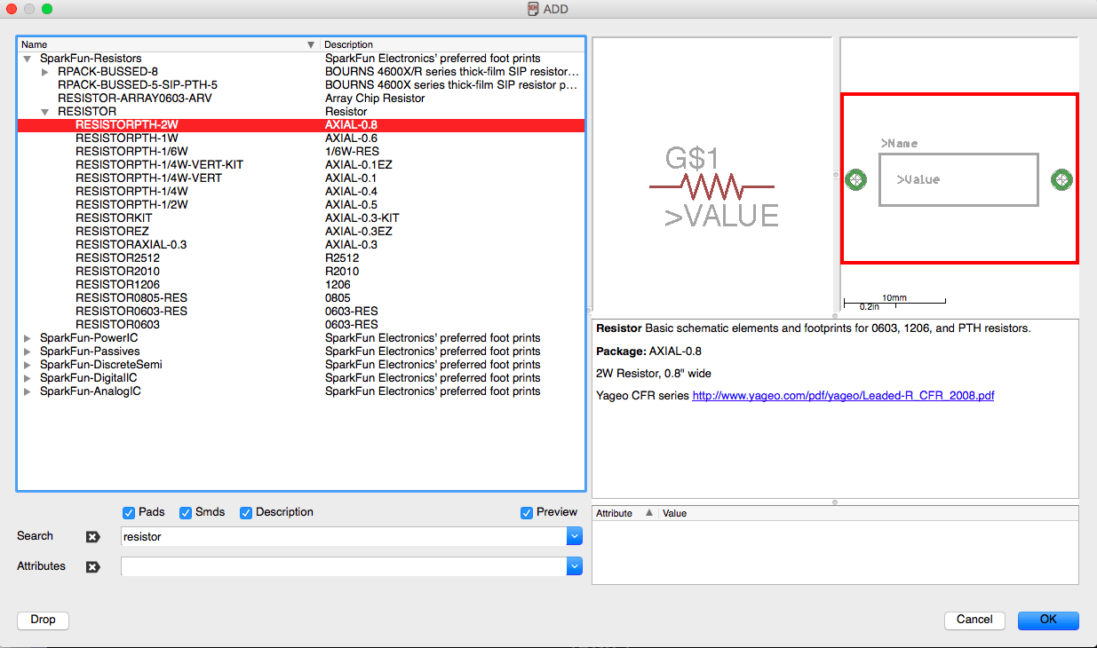 How to Add a Part in a Schematic Eagle CAD Tutorial