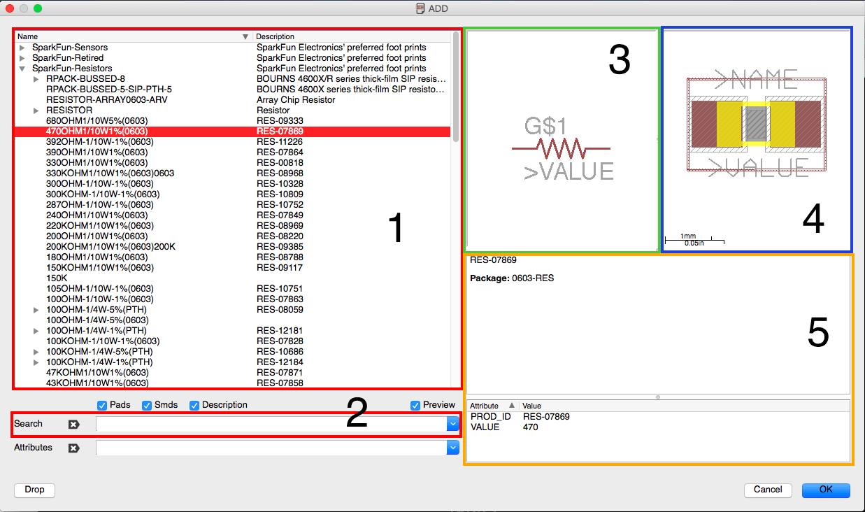 How to Add a Part in a Schematic Eagle CAD Tutorial