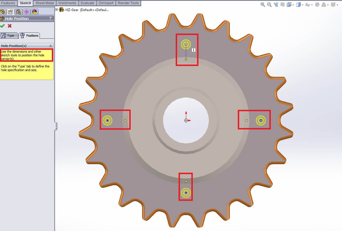 How to use Hole Wizard in SolidWorks