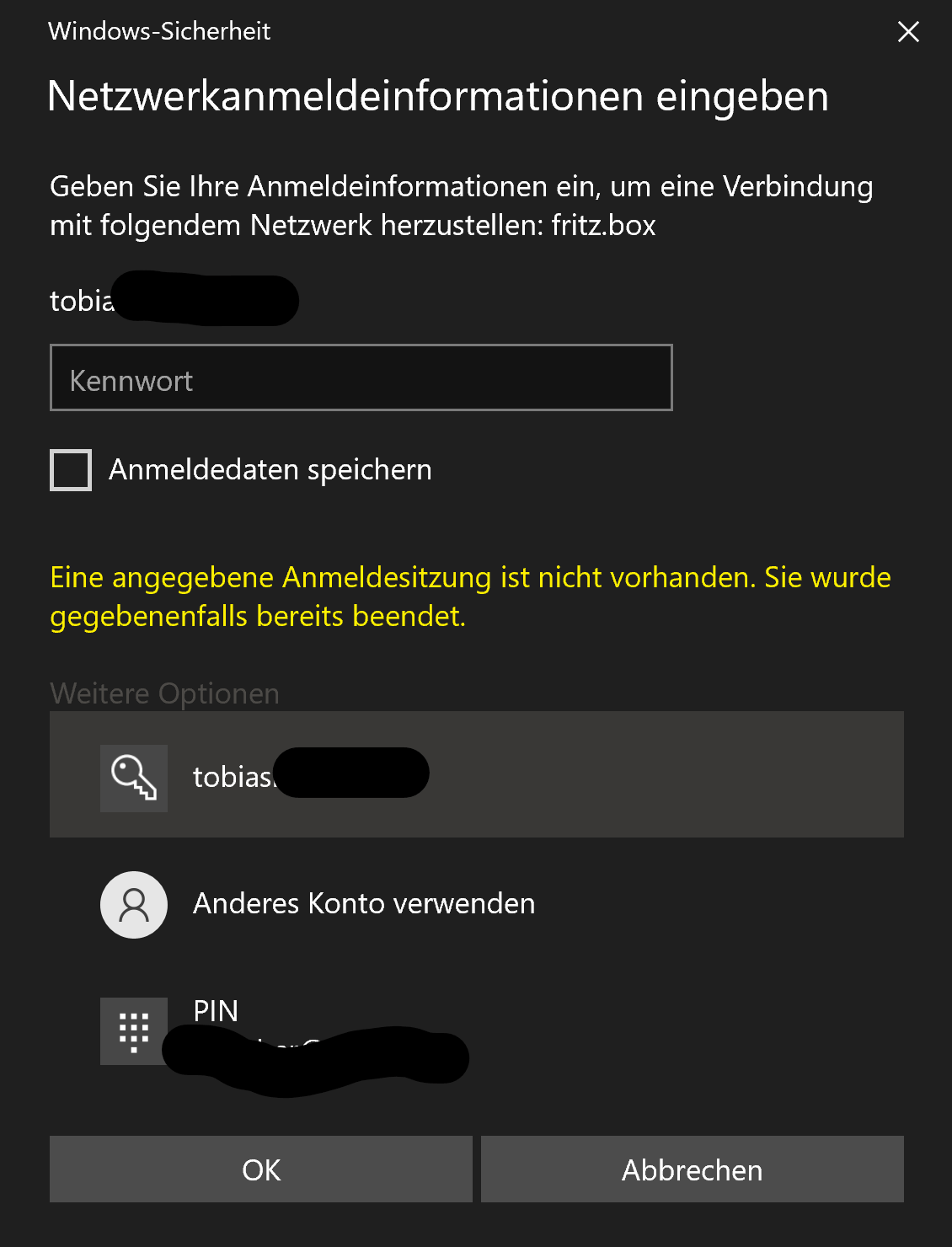 Fritz!NAS ZUgriff nach Update auf Version 7.21 nicht mehr möglich