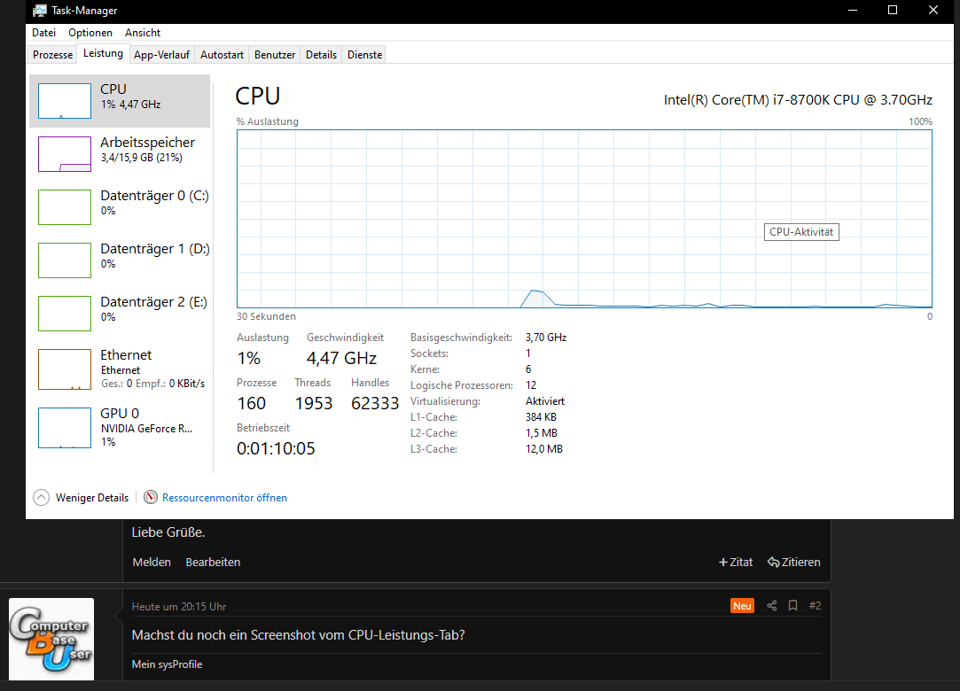 CPU Auslastung auf 100 und große laggs ComputerBase Forum